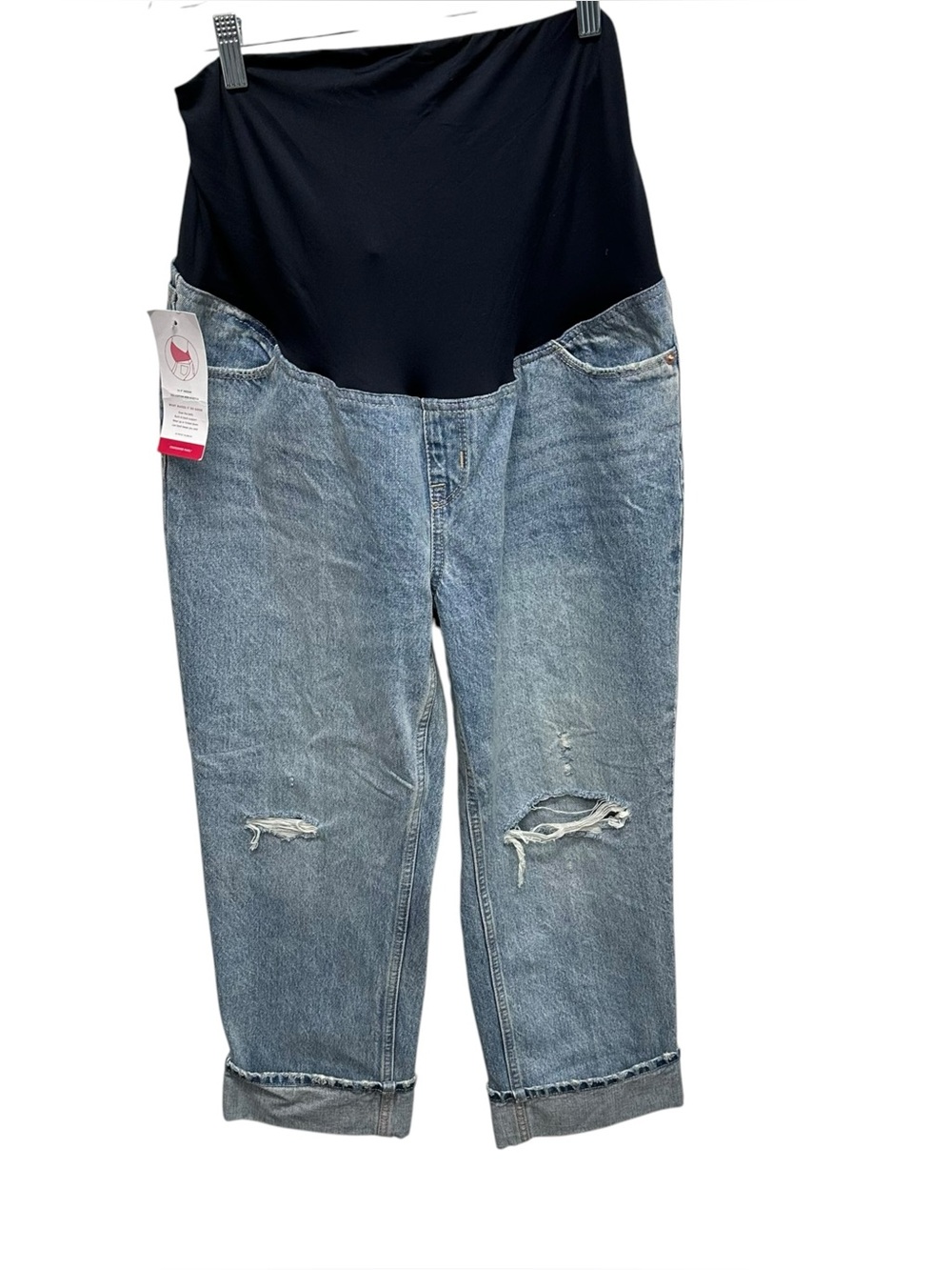 Ingrid & Isabel vintage straight maternity jeans women’s size 10 over belly